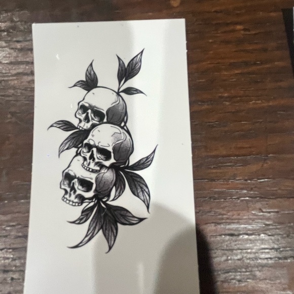 Skull Tattoo Sticker - Picture 7 of 16